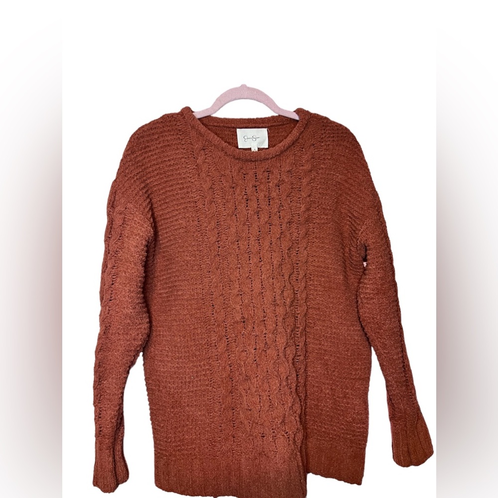 Burnt orange sweater